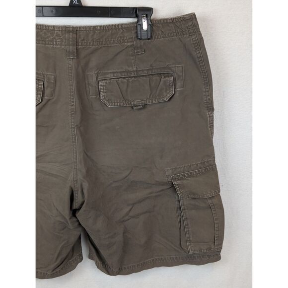Y2K Eddie Bauer Outdoor Outfitter Cargo Shorts Brown Men's Size 36 - Picture 10 of 10